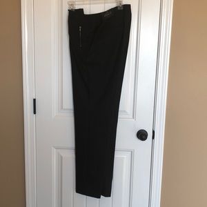Worthington modern fit straight leg black dress slacks. Sits on the waist